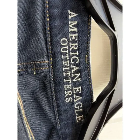 American Eagle Outfitters Women's Jeans Size 4 Straight Stretch Blue - Picture 4 of 7